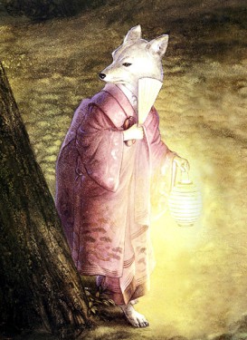 Жена-лисица (японская сказка) - читать на Дерево Сказок - 2