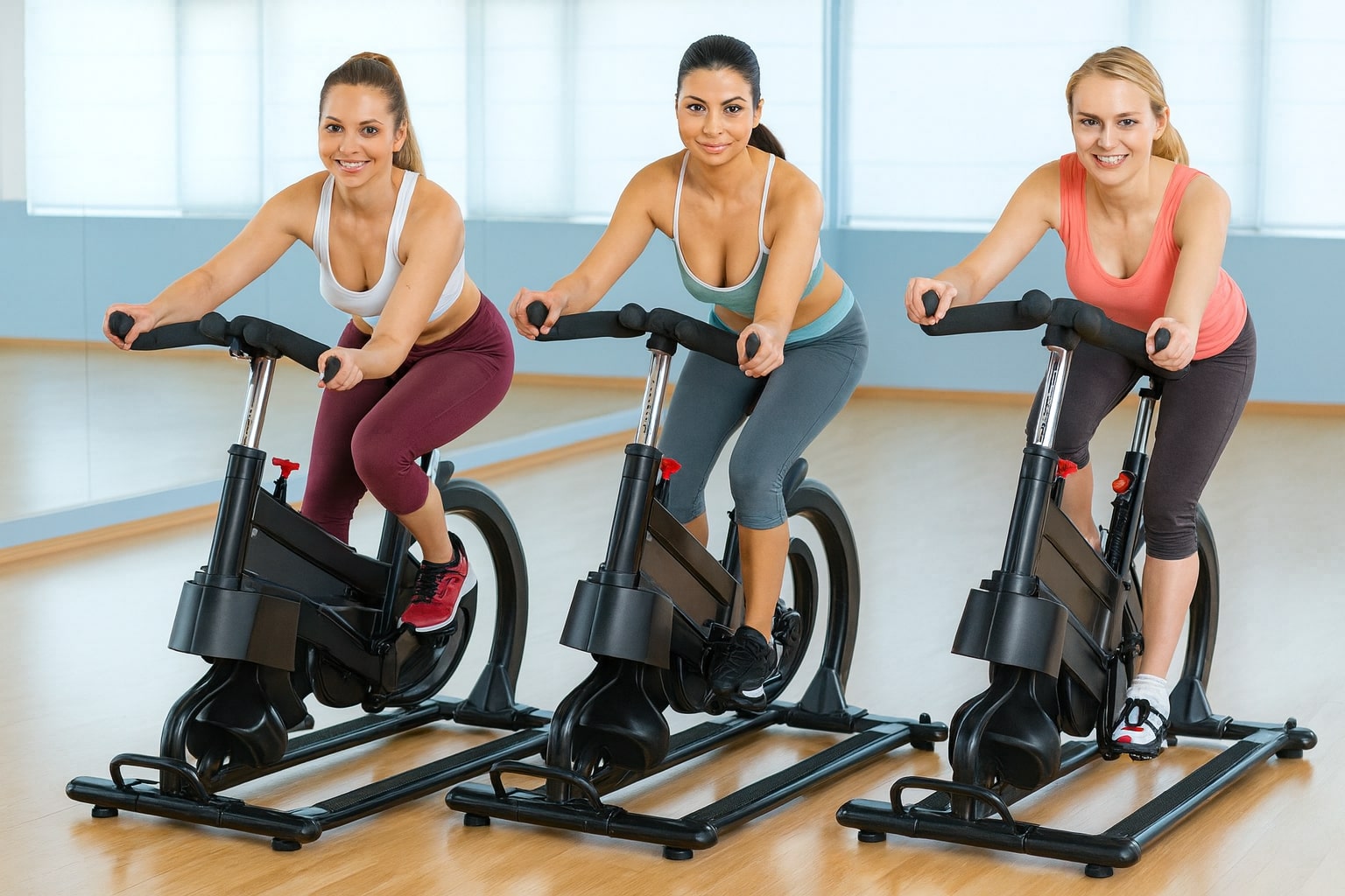 Преимущества занятий на спинбайке