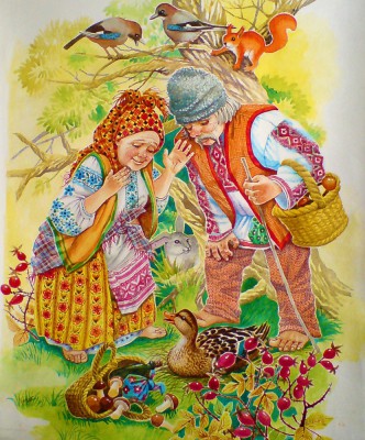 Хромоножка-уточка (украинская сказка)
